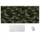 SSOIU Extended Gaming Mouse Pad 355x157 in Large NonSlip Rubber Base Mousepad with Stitched Edges Waterproof Keyboard Mouse Mat Desk Pad for Work Game Office Home Green Camouflage