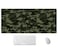 SSOIU Extended Gaming Mouse Pad 355x157 in Large NonSlip Rubber Base Mousepad with Stitched Edges Waterproof Keyboard Mouse Mat Desk Pad for Work Game Office Home Green Camouflage