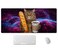 SSOIU Extended Mouse Pad XXL Gaming Mouse Pads Large Big Mousepad Laptop Computer Keyboard Mat Desk Pad with NonSlip Base Stitched Edge for Gaming Office 355 x 157 inch Funny Cat