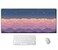 SSOIU Cute Clouds Purple Desk Mat Extra Large XXL Gaming Mouse Pad 355 X 157 Waterproof with Stitched Edges