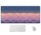 SSOIU Cute Clouds Purple Desk Mat Extra Large XXL Gaming Mouse Pad 355 X 157 Waterproof with Stitched Edges