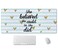 SSOIU Inspirational Quote Desk MatLarge Mouse Pad 355 x 157 XXL Extended Gaming Mouse Pad Mat with NonSlip Base Stitched Edge Mousepad for ComputerOffice She Believed she Could so she did