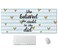 SSOIU Inspirational Quote Desk MatLarge Mouse Pad 355 x 157 XXL Extended Gaming Mouse Pad Mat with NonSlip Base Stitched Edge Mousepad for ComputerOffice She Believed she Could so she did