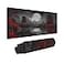 Sweetshow Japanese Mouse Pad XXL 315 X 118 Inch Black Red Design Style Extended Large Gaming Mousepad Keyboard Full Desk Mat NonSlip Rubber Base Stitched Edges for Home Office