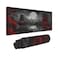 Sweetshow Japanese Mouse Pad XXL 315 X 118 Inch Black Red Design Style Extended Large Gaming Mousepad Keyboard Full Desk Mat NonSlip Rubber Base Stitched Edges for Home Office