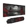 Sweetshow Japanese Mouse Pad XXL 315 X 118 Inch Black Red Design Style Extended Large Gaming Mousepad Keyboard Full Desk Mat NonSlip Rubber Base Stitched Edges for Home Office