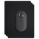 Cyanbone Small Mouse Pad 3 Pack Mini Mouse Pads for Wireless Mouse and Laptop Computer Portable Mousepad with NonSlip Rubber Base Waterproof Surface Black 55 x 7 in