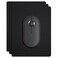 Cyanbone Small Mouse Pad 3 Pack Mini Mouse Pads for Wireless Mouse and Laptop Computer Portable Mousepad with NonSlip Rubber Base Waterproof Surface Black 55 x 7 in