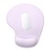 Hsurbtra Ergonomic Mouse Pad with Wrist Rest Support Gel Mouse Pads with NonSlip PU Base Pain Relief Memory Foam Computer Mat Cute Office Supplies Desk Decro Accessories Vanilla Purple