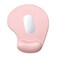 Hsurbtra Ergonomic Mouse Pad with Wrist Rest Support Gel Mouse Pads with NonSlip PU Base Pain Relief Memory Foam Computer Mat Cute Office Supplies Desk Decro Accessories Pink