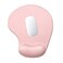 Hsurbtra Ergonomic Mouse Pad with Wrist Rest Support Gel Mouse Pads with NonSlip PU Base Pain Relief Memory Foam Computer Mat Cute Office Supplies Desk Decro Accessories Pink