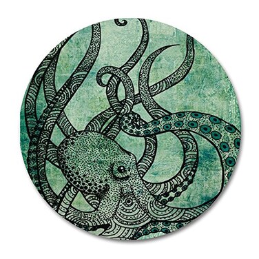 Smooffly Galaxy Round Mouse Pad Blue Purple Galaxy Customized Round NonSlip Rubber Mousepad Gaming Mouse Pad 787X787 inch