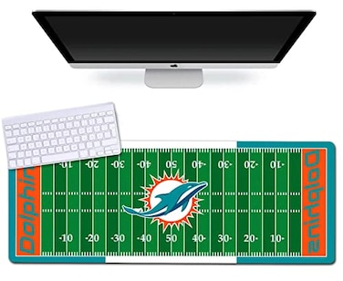 Mialtry Large Gaming Mouse Pad Mousepad with NonSlip Rubber Base for Laptop Computer Desktop KeyboardFootball Fans Boy Husband Gift Little Green Design Mat