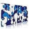 aportt Navy Blue White Mouse Pad Anime Cool Geometric Japanese Extended Desk Mat 90X40 CM NonSlip Rubber Base Stitched Edge Large XXL Mousepad for Gaming Laptop Computer Desktop 354157 Inch