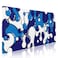 aportt Navy Blue White Mouse Pad Anime Cool Geometric Japanese Extended Desk Mat 90X40 CM NonSlip Rubber Base Stitched Edge Large XXL Mousepad for Gaming Laptop Computer Desktop 354157 Inch