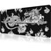 PTPLMM Japanese Dragon Large Gaming Mouse Pad for Desk Black Mouse Pad Gaming Mouse Mat Desk Pad NonSlip Base Computer Pad Keyboard Mat 315x118in XL Mousepad with Stitched Edge for Home Office