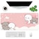 Amrgik Pink Large Gaming Mouse Pad Kawaii Desk Pad XXL Cute Cat Mouse Mat 35x157x012 inch Desk Accessories Pink Cat 2