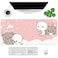 Amrgik Pink Large Gaming Mouse Pad Kawaii Desk Pad XXL Cute Cat Mouse Mat 35x157x012 inch Desk Accessories Pink Cat 2