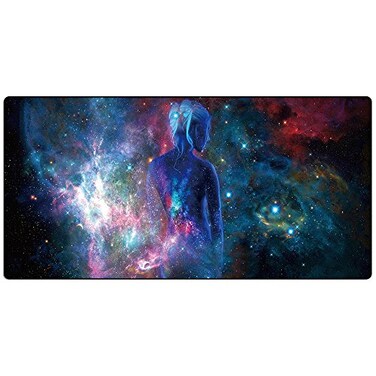 Cmhoo XXL Professional Large Mouse Pad Computer Game Mouse Mat 354x157x01IN Sky Girl