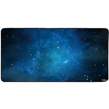 Cmhoo Large Mouse Pad Gaming XXL Desk Keyboard Mat Size 354x157x01IN 90x40 Sky Blue