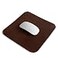 Leather Worx Ergonomic Mouse Pad Executive Work Desk Office Essentials Tracking Accuracy Mouse Control Thick Full Grain Leather Handmade Bourbon Brown