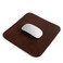 Leather Worx Ergonomic Mouse Pad Executive Work Desk Office Essentials Tracking Accuracy Mouse Control Thick Full Grain Leather Handmade Bourbon Brown