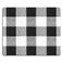 SSOIU Original Trendy Illustration on Mouse pad with Black and White Buffalo Plaids