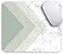 Oriday Gaming Mouse Pad Custom for Home and Office Modern Gradation Design NonSlip Rubber Thick Mouse Pad for Computers Desktops PC Laptop Mint Marble