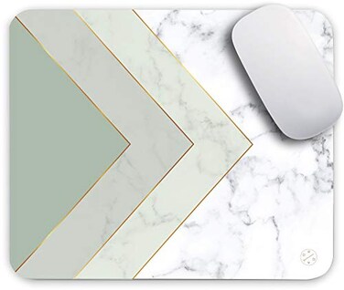 Oriday Gaming Mouse Pad Custom for Home and Office Modern Gradation Design NonSlip Rubber Thick Mouse Pad for Computers Desktops PC Laptop Mint Marble