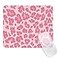 Seorsok Pink Leopard Mouse PadMouse Mat Square Waterproof Mouse Pad NonSlip Rubber Base Mouse Pads for Office Laptop95x78x012 Inch