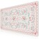 iCasso Pink Desk Mat for DesktopCute Desk Pad for WomenGirly Bow Mouse Pad with Stitched EdgesNonSlip Large Computer Mat for Home Office Study Gaming