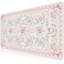 iCasso Pink Desk Mat for DesktopCute Desk Pad for WomenGirly Bow Mouse Pad with Stitched EdgesNonSlip Large Computer Mat for Home Office Study Gaming