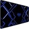 TEDNETGO Large Extended Gaming Mouse Pad Long Mouse Pads Extra Large Big Mouse Pad with Stitched Edge XXL NonSlip Computer Computer Keyboard Mat for GamerDesktopOfficeHomeBlue