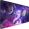 TEDNETGO Large Extended Gaming Mouse Pad Long Mouse Pads Extra Large Big Mouse Pad with Stitched Edge XXL NonSlip Computer Computer Keyboard Mat for GamerDesktopOfficeHome Galaxy