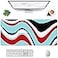 Auhoahsil Large Mouse Pad Full Desk XXL Extended Gaming Mouse Pad 35 X 15 Waterproof Desk Mat wStitched Edge NonSlip Laptop Computer Keyboard Mousepad for Office Home Colorful Marble Design
