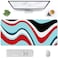 Auhoahsil Large Mouse Pad Full Desk XXL Extended Gaming Mouse Pad 35 X 15 Waterproof Desk Mat wStitched Edge NonSlip Laptop Computer Keyboard Mousepad for Office Home Colorful Marble Design