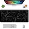 Auhoahsil Large Mouse Pad Full Desk XXL Extended Gaming Mouse Pad 35 X 15 Waterproof Desk Mat with Stitched Edges NonSlip Laptop Computer Keyboard Mousepad for Office and Home Marble Design