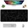 Auhoahsil Large Mouse Pad Full Desk XXL Extended Gaming Mouse Pad 35 X 15 Waterproof Desk Mat with Stitched Edges NonSlip Laptop Computer Keyboard Mousepad for Office and Home Marble Design