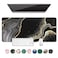 Auhoahsil Extended Mouse Pad XXL Desk Pad Gaming Mousepad Large Big Laptop Computer Keyboard Desk Mat with NonSlip Base Stitched Edge for Gaming Office Men Women 355 x 157 in Black Marble