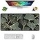 Auhoahsil Extended Mouse Pad XXL Gaming Mouse Pads Large Big Mousepad Laptop Computer Keyboard Mat Desk Pad with NonSlip Base Stitched Edge for Gaming Office 355 x 157 inch Gold Line Leaves