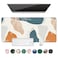 Auhoahsil Large Mouse Pad XXL Desk Pad Extened 35 x 15 NonSlip Rubber Base Stitched Edges Superior Surface Waterproof Keyboard Mat Large Mousepad for Gamer Office Home Desert Leaves