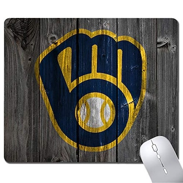 Tmoschops Wood Grain Design Sports Mouse Pad NonSlip Rubber Base Mousepad for Computers Laptop Gaming Mouse Pads for Desk Office Supplies