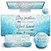 LIMKRIAN Desk Mat Pad XXL Large Gaming Mouse Pad with Wrist Rest Wrist Support Ergonomic Mouse Pad Keyboard Wrist Rest Coaster Home Office Desk Accessories Decor Supplies Stay Positive