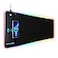 Schkner RGB Gaming Mouse Pad with Wireless Charging 15W Large Desk Mat 800x300x4mm 10 Light Modes Keyboard Pad with NonSlip Rubber Base Waterproof Mousepad for Gaming PC MacBook Laptop