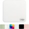 Glassboard Studio LuxxPad Glass Mouse Pad Mouse Pad Gaming and Dry Erase Note Taking Pad Tempered Strong Glass with Rubber NonSlip Feet for Gaming Work White 75 x 8