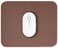 ZYAOTWQZ Brown Mouse Pad 102 x 82Inch NonSlip Waterproof Rubber