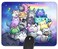 Qien BaiSei Cute Watercolor Animals Gaming Mouse Pad Rectangle Mouse Pad Size984x787