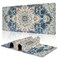 Uiaoiais Desk MatBohemian Textile Rug Texture Mouse Pad315X157 Large Desk Pad with Stitched Edge NonSlip Base Keyboard Big Mouse Pad for Office Home Work Gaming WDQD10