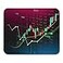 Semtomn Market Trading Graph Mouse Pad Square 95 x 79 for Wireless Mouse Notebooks Desktop Computers Office Supplies with NonSlip Rubber Base Mouse Pad for Gaming Working Studying