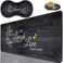 HTTYYTRYT 3 Piece Mouse Pad Set with Stitched Edge Large AntiSlip Mouse Pad Desk Pad Keyboard Pad Wrist Rest Pad Coaster Memory Foam Wrist Rest for OfficeHome Live Laugh Love
